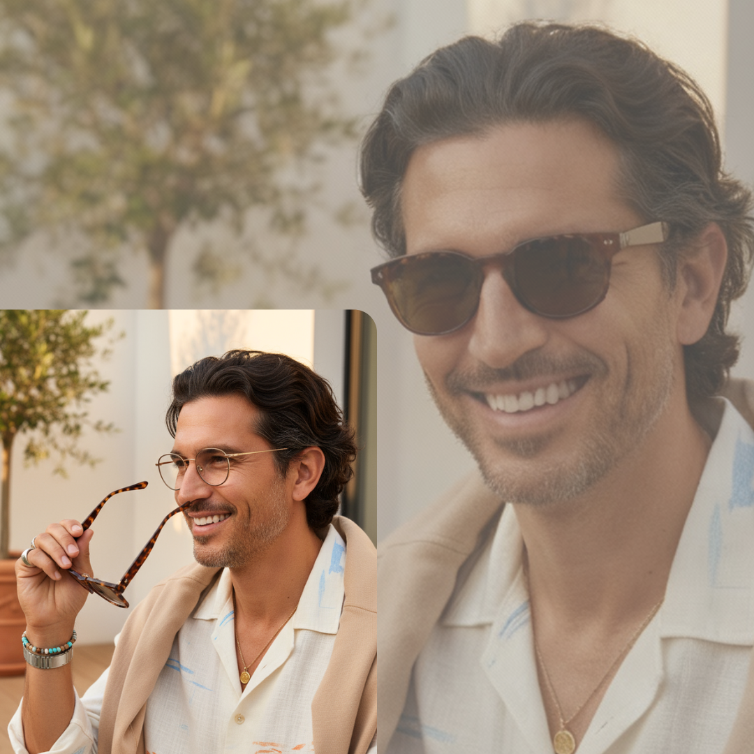 Herren Fit-Over Sonnenbrille | UV-Schutz Überbrille 1