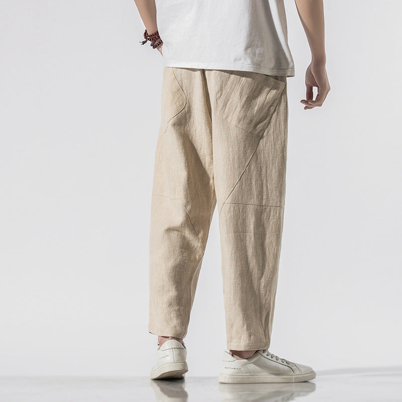 Herren Sommerhose | Weite Hose mit Kordelzug 4