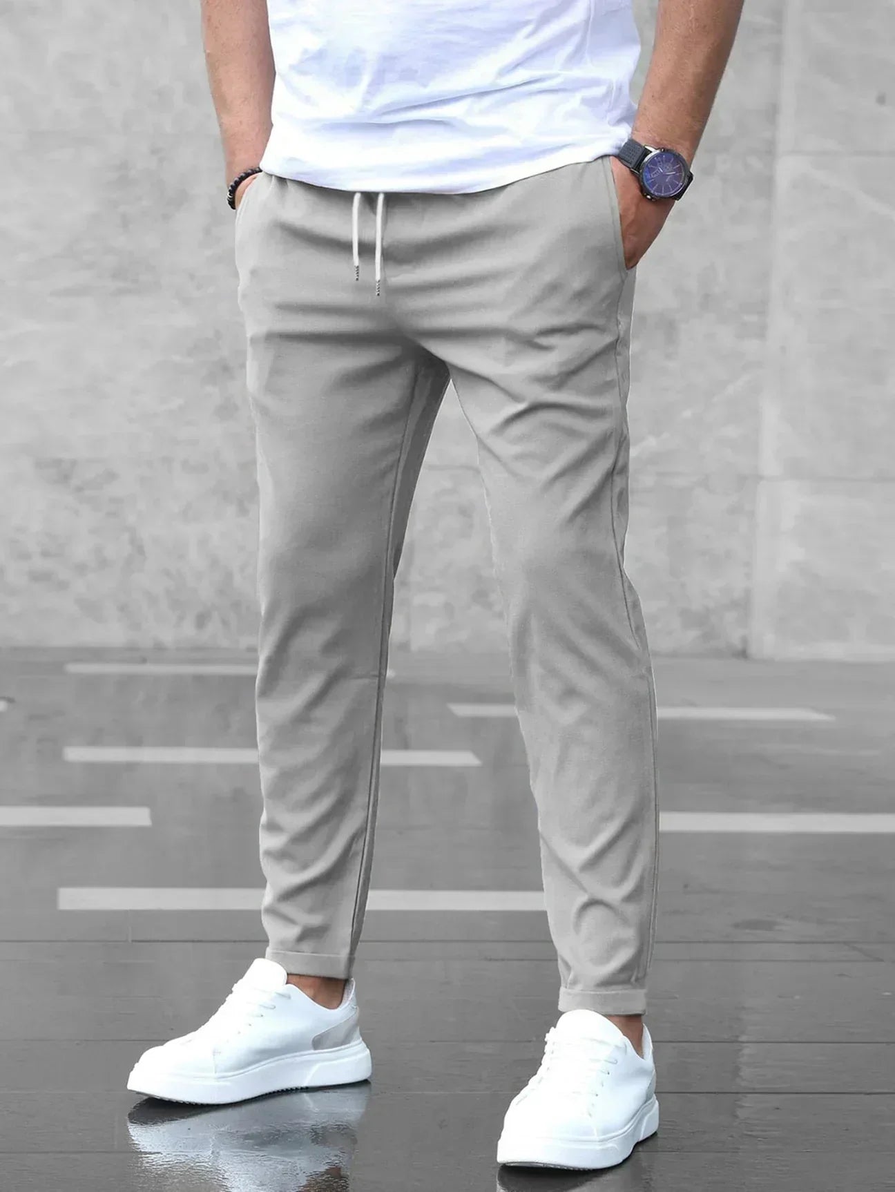 Herren Stretch-Hose | Bequeme Business & Freizeit Hose 0