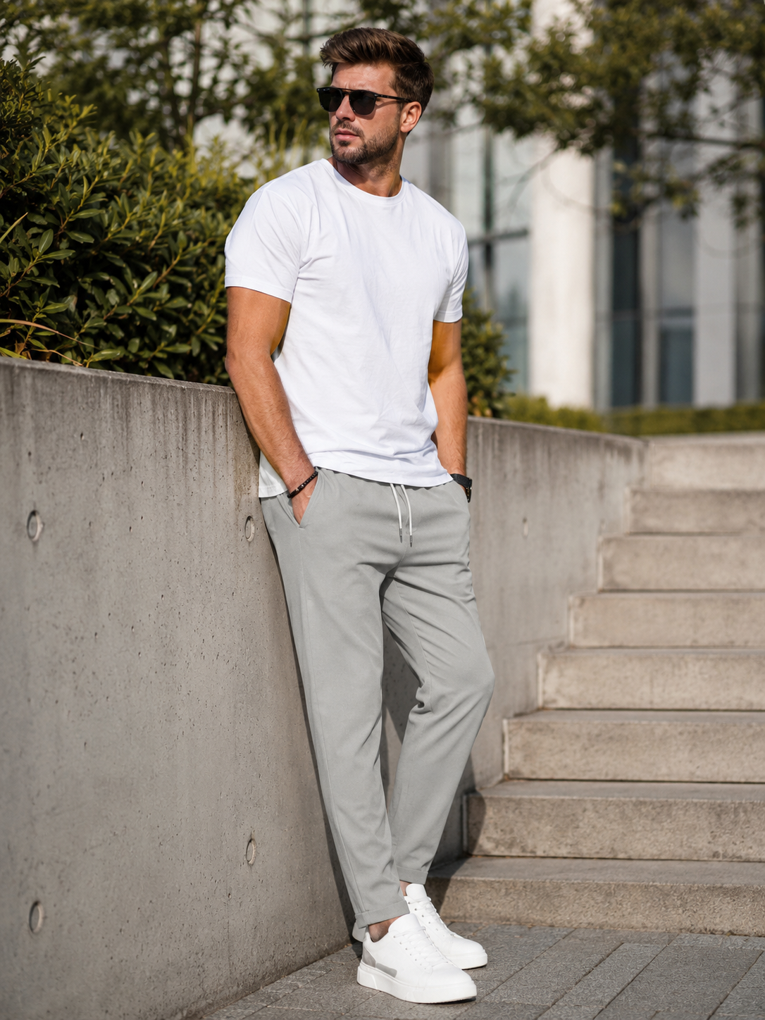 Herren Stretch-Hose | Bequeme Business & Freizeit Hose 0