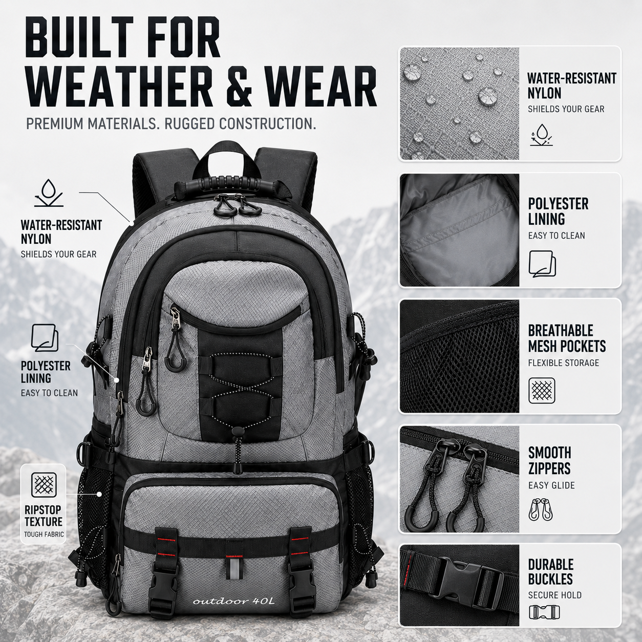 Highmoor Trail Pack | Rucksack für Damen und Herren 3
