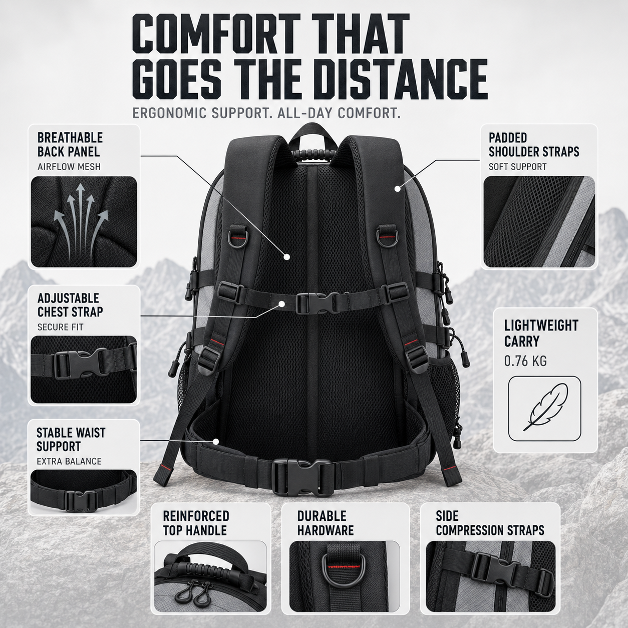 Highmoor Trail Pack | Rucksack für Damen und Herren 4