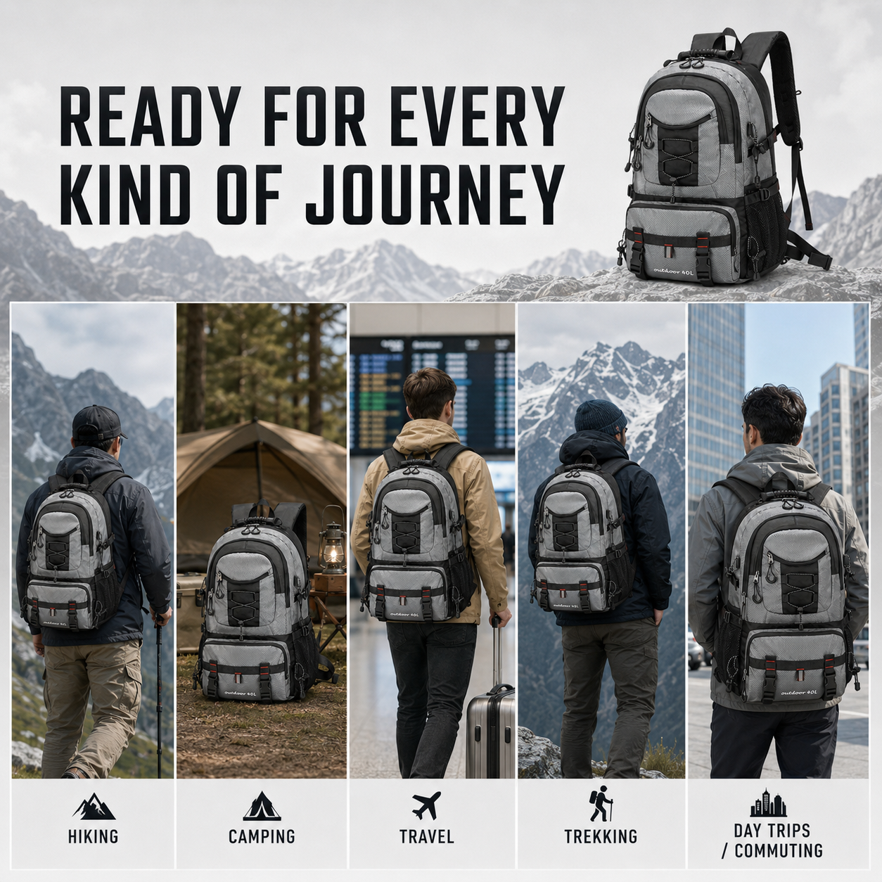 Highmoor Trail Pack | Rucksack für Damen und Herren 7