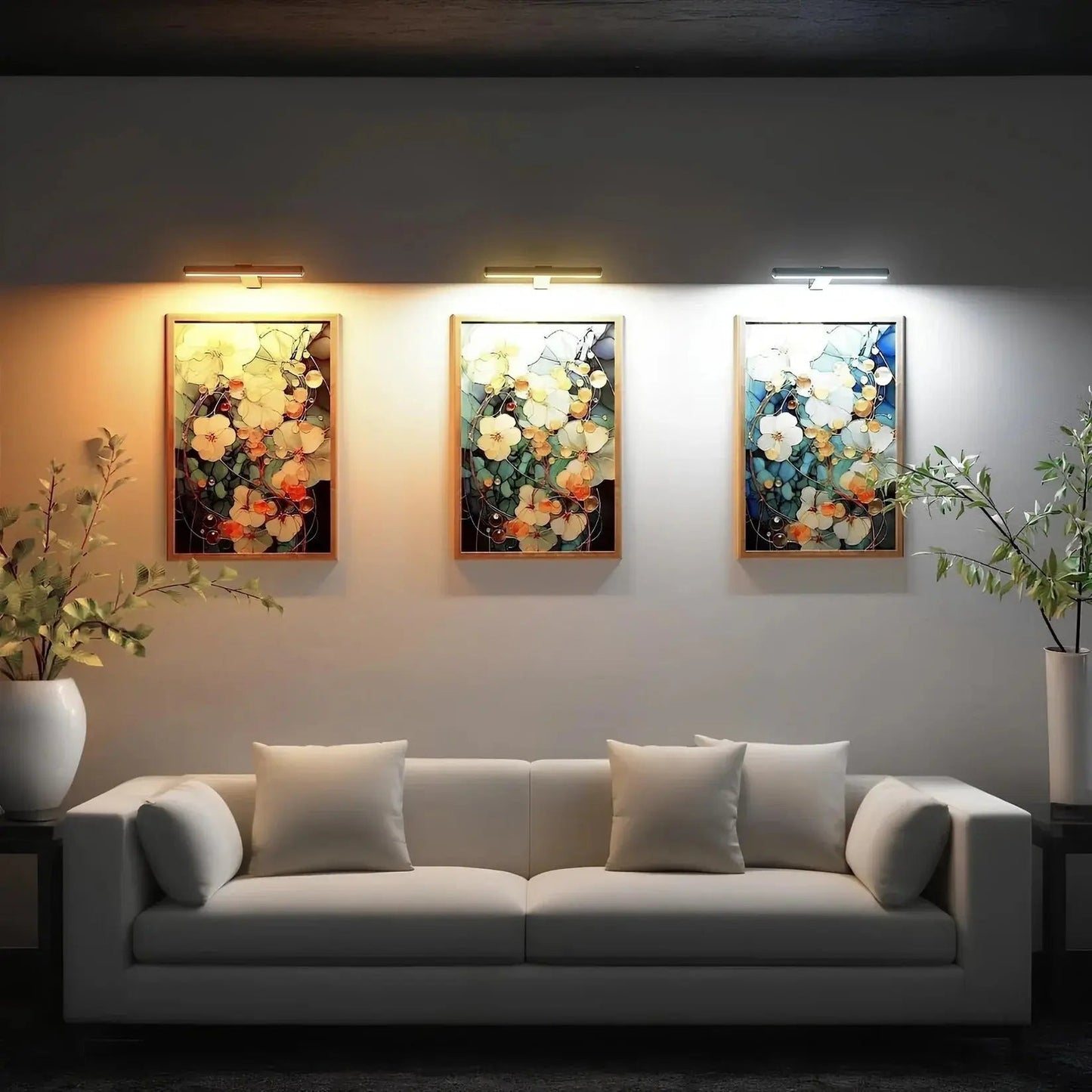 Kabellose LED-Bilderleuchte | Dimmbare Wandlampe für Kunstwerke 4