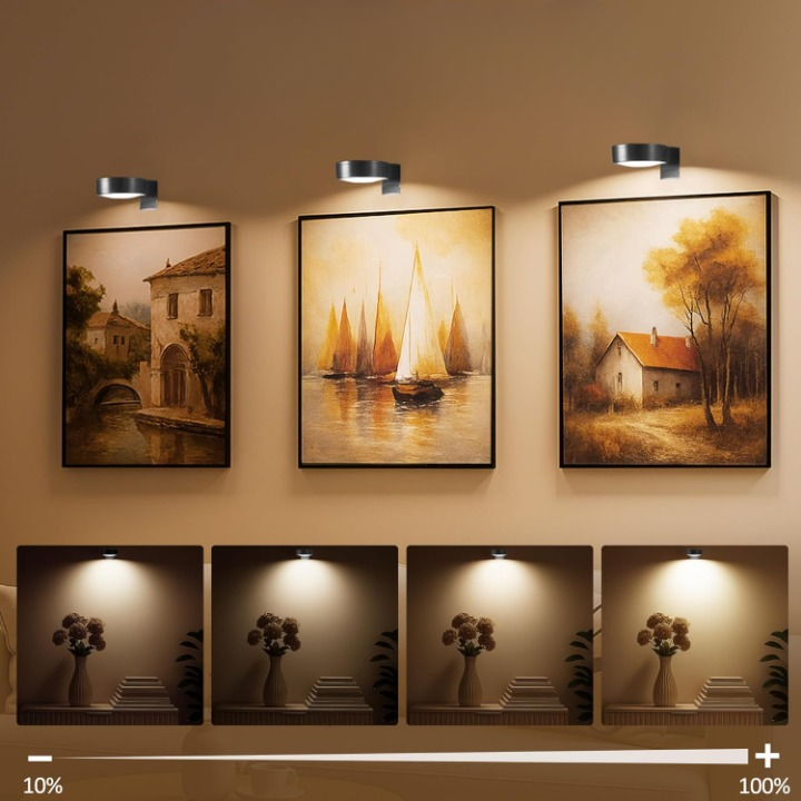 Kabellose LED-Bilderleuchte | Magnetische Wandbeleuchtung 3