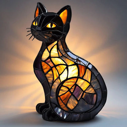 Katzen Nachtlicht | Verspielte LED-Lampe für Kinderzimmer 1