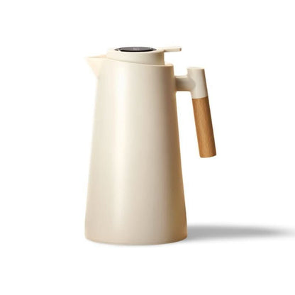 LATTEA THERMO | Doppelwandige Thermoskanne mit Holzgriff 9