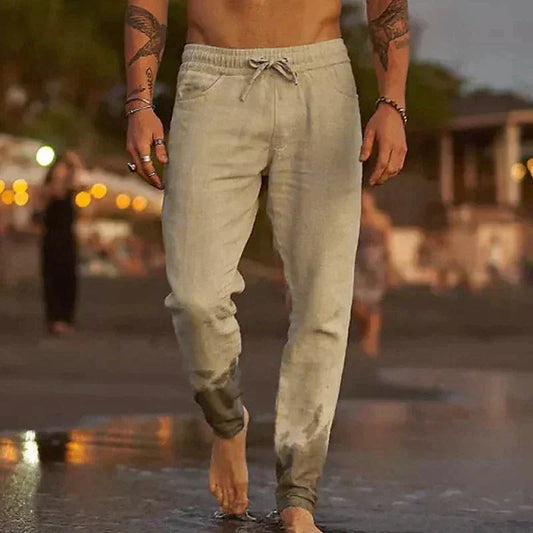 Leichte Herren Freizeithose | Sommerhose mit Bequemer Passform 0