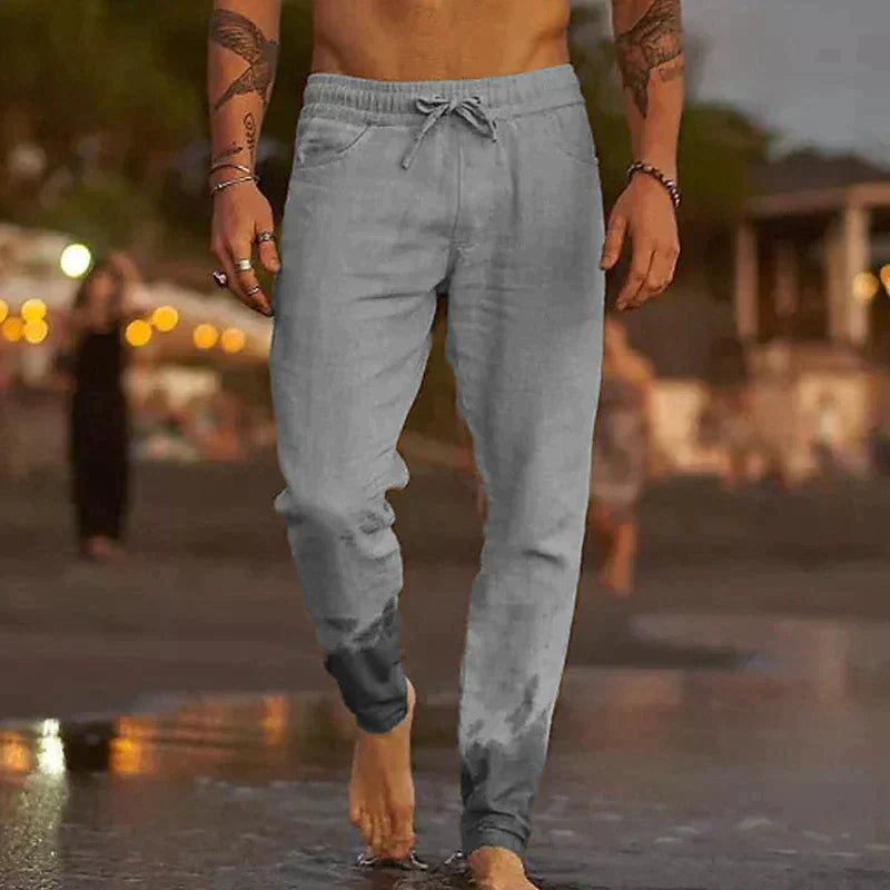 Leichte Herren Freizeithose | Sommerhose mit Bequemer Passform 1