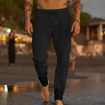 Leichte Herren Freizeithose | Sommerhose mit Bequemer Passform 2