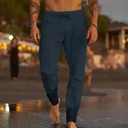 Leichte Herren Freizeithose | Sommerhose mit Bequemer Passform 4