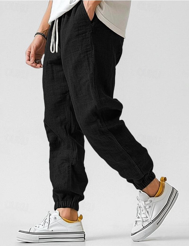 Leinenhose Herren | Relaxed Fit Sommerhose kurz 5