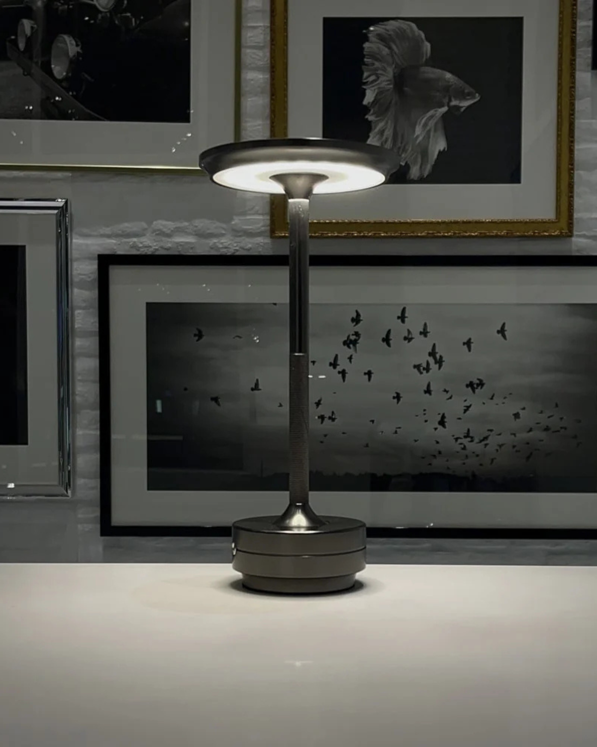Lumivelle | Skulpturale LED-Tischlampe 4