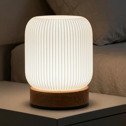Lumvara | Kabellose Nachttischlampe mit Touch-Steuerung 0