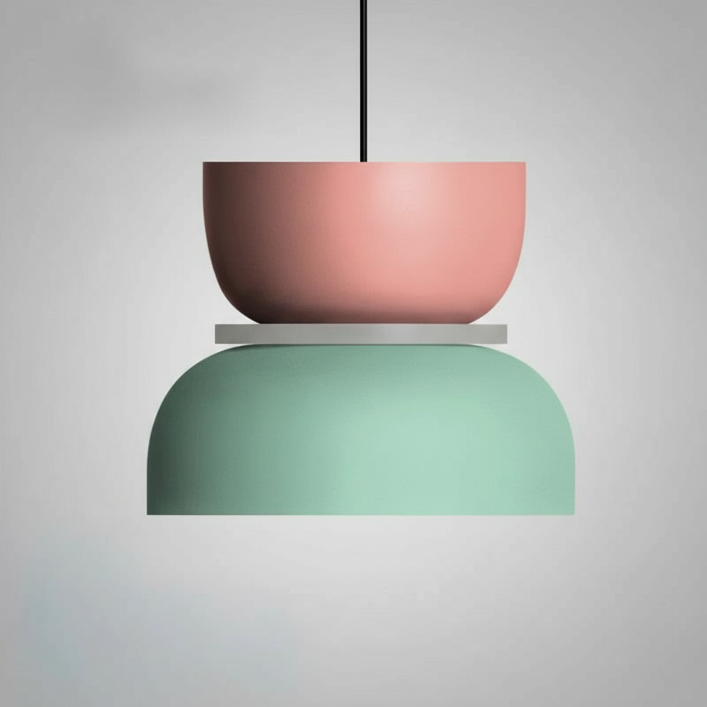 MeloGlow | Skandinavische Pendelleuchte in Pastellfarben