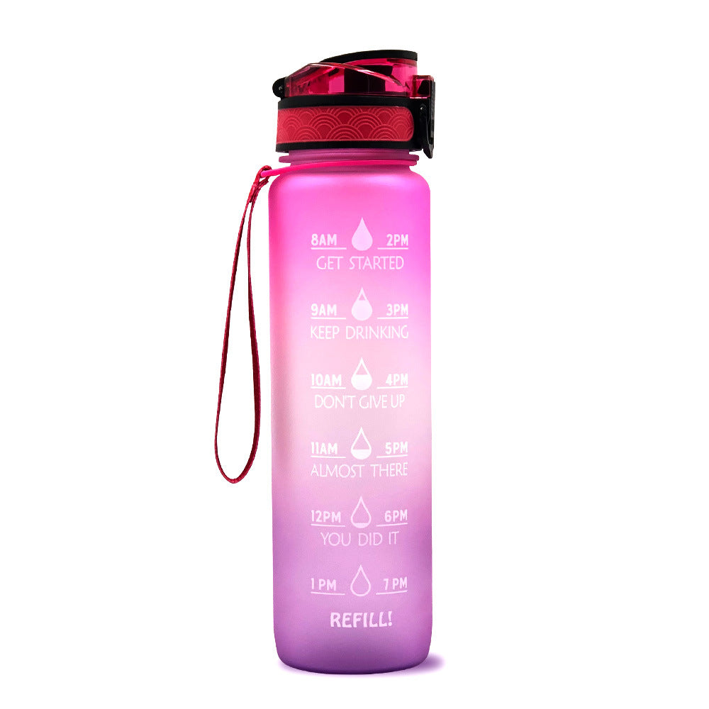 Motivations-Trinkflasche | Innovative Sport Trinkflasche 1000 ml 13
