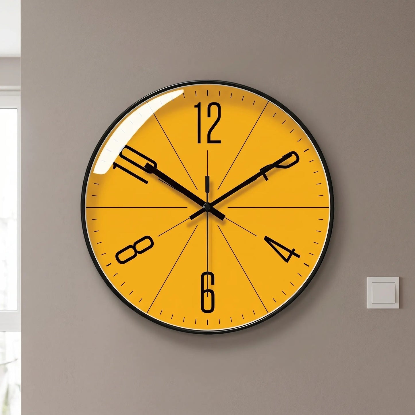 Nordial | Minimalistische Runde Wanduhr 1