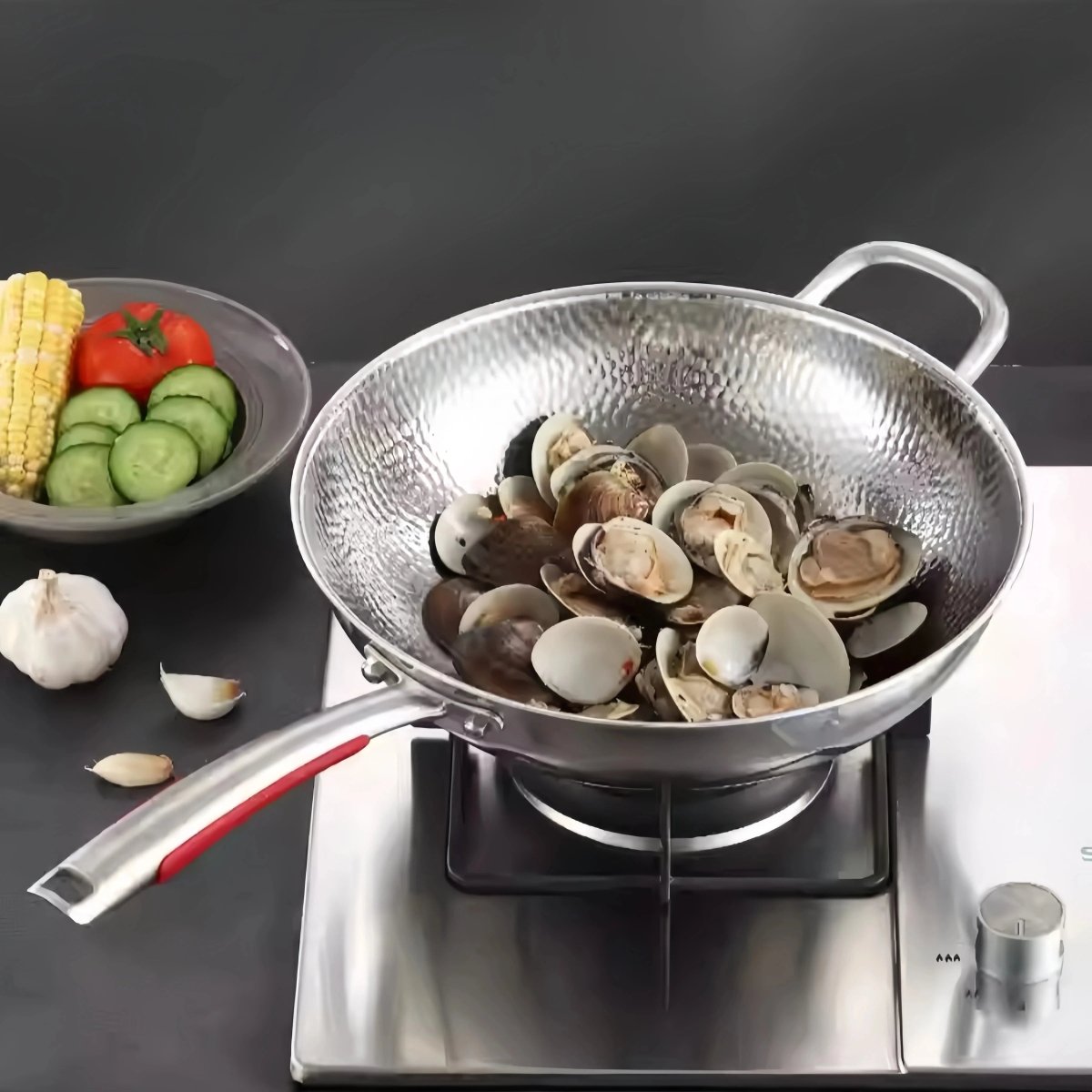 PANVION | Premium Wok mit rundem Boden 0