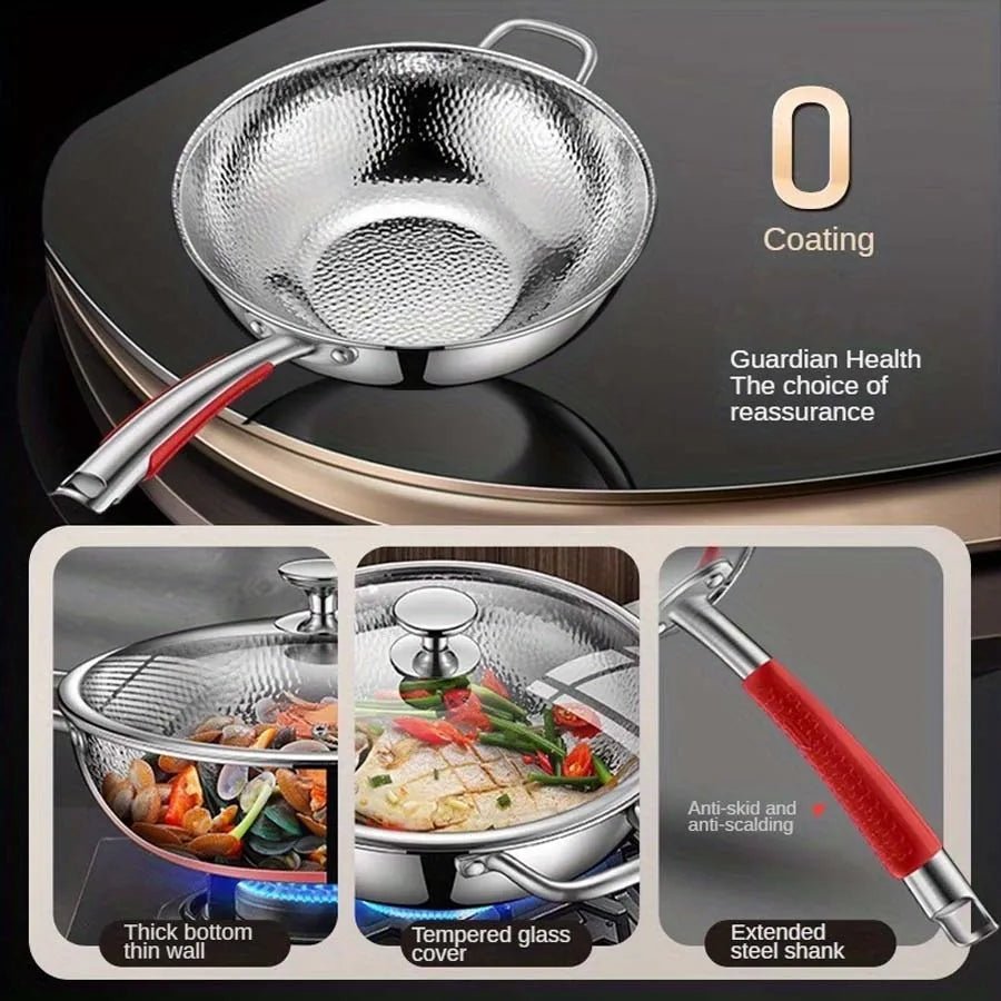 PANVION | Premium Wok mit rundem Boden 4