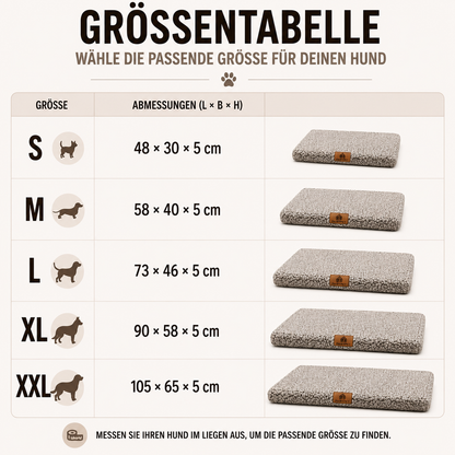 Pawventure | Orthopädische Hundematte mit Abnehmbarem Bezug 5