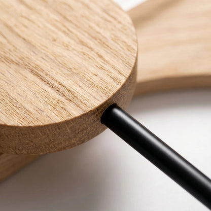 Pendulix | Moderne Pendelwanduhr mit Holzstruktur 2
