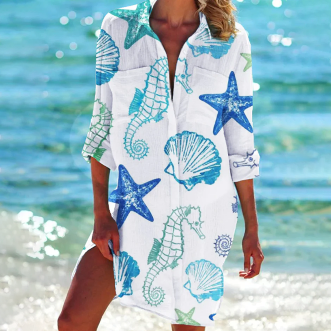 Remi | Entspanntes Hemdkleid aus Atmungsaktivem Stoff 1