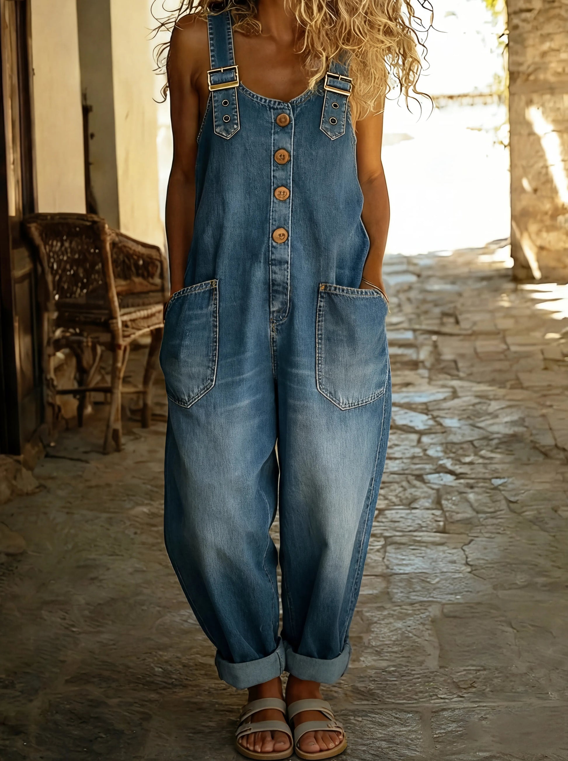 Rocio | Jeansoverall für Damen 0