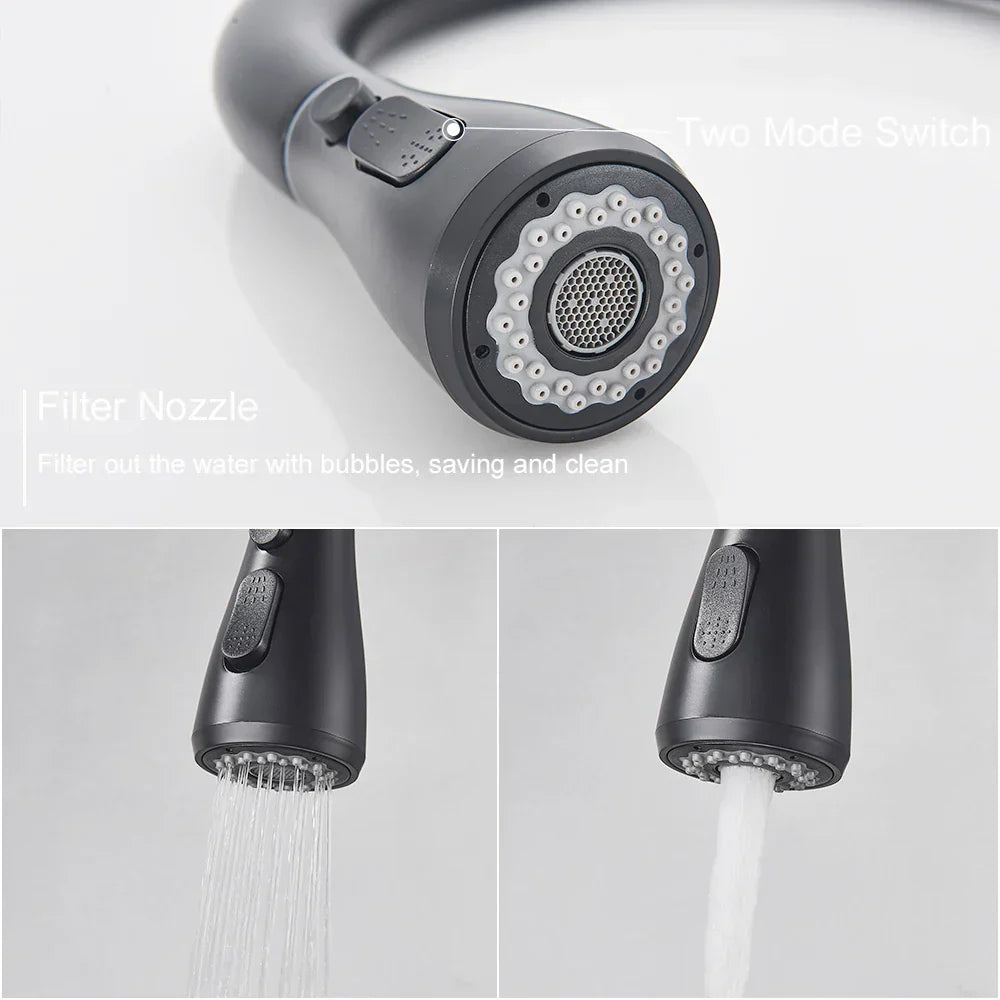Scanto | Ausziehbarer Wasserhahn für die Küche aus Edelstahl 1