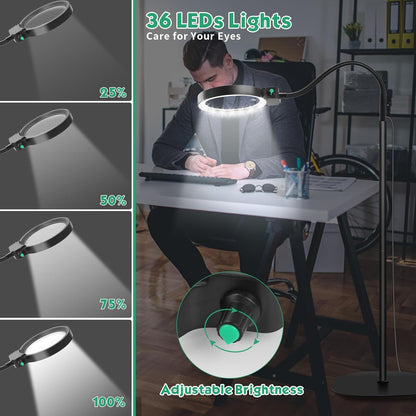 Scanto | LED-Lupe mit verstellbarem Schwanenhals 2
