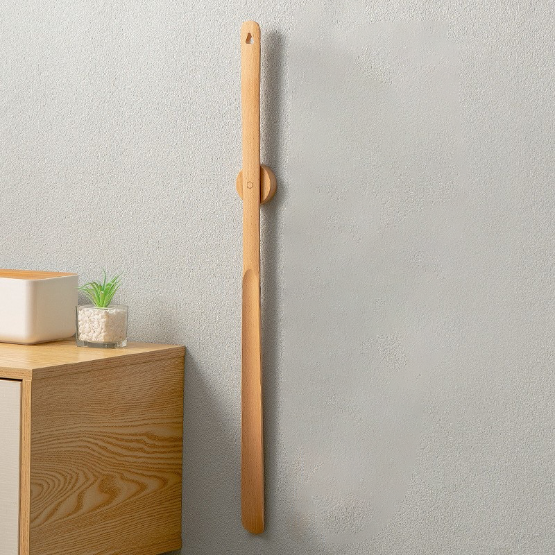 Schuhlöffel aus Massivholz | 50 cm Schuhanzieher 6