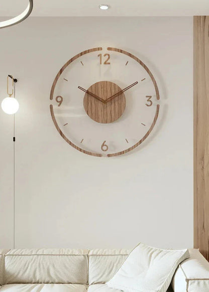 Skanto | Moderne Holzwanduhr im Skandinavischen Stil 1
