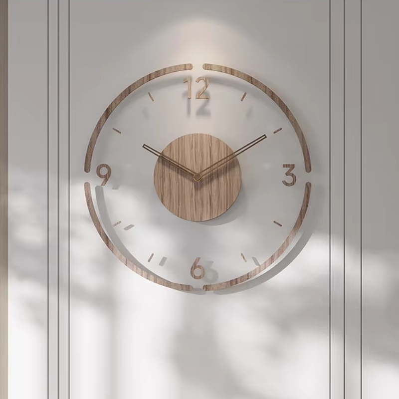 Skanto | Moderne Holzwanduhr im Skandinavischen Stil 2