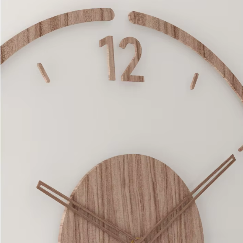 Skanto | Moderne Holzwanduhr im Skandinavischen Stil 4