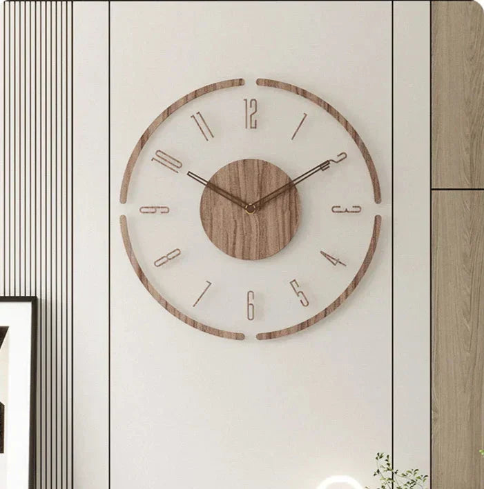 Skanto | Moderne Holzwanduhr im Skandinavischen Stil 5