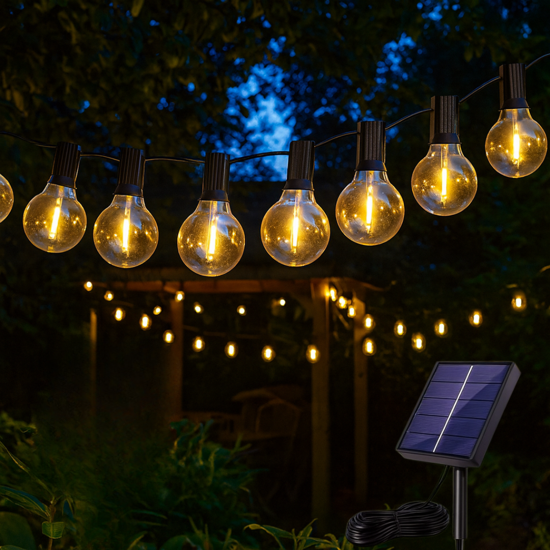 SolaraGlow | Lichterkette Outdoor mit USB und LED-Beleuchtung 1