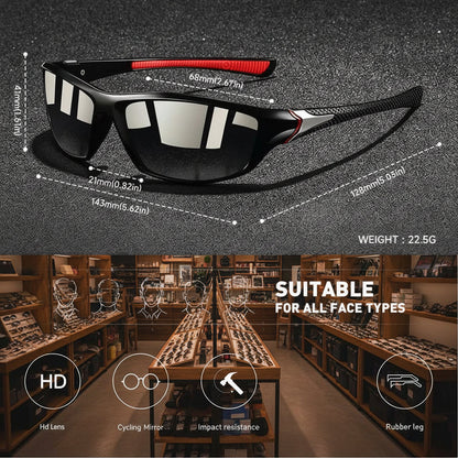 Solarion | Sport-Sonnenbrille mit polarisierten Gläsern 7