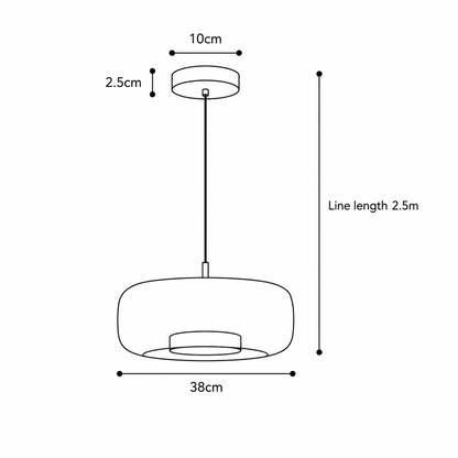 Spherion | Moderne Pendelleuchte mit verstellbarer Aufhängung 4
