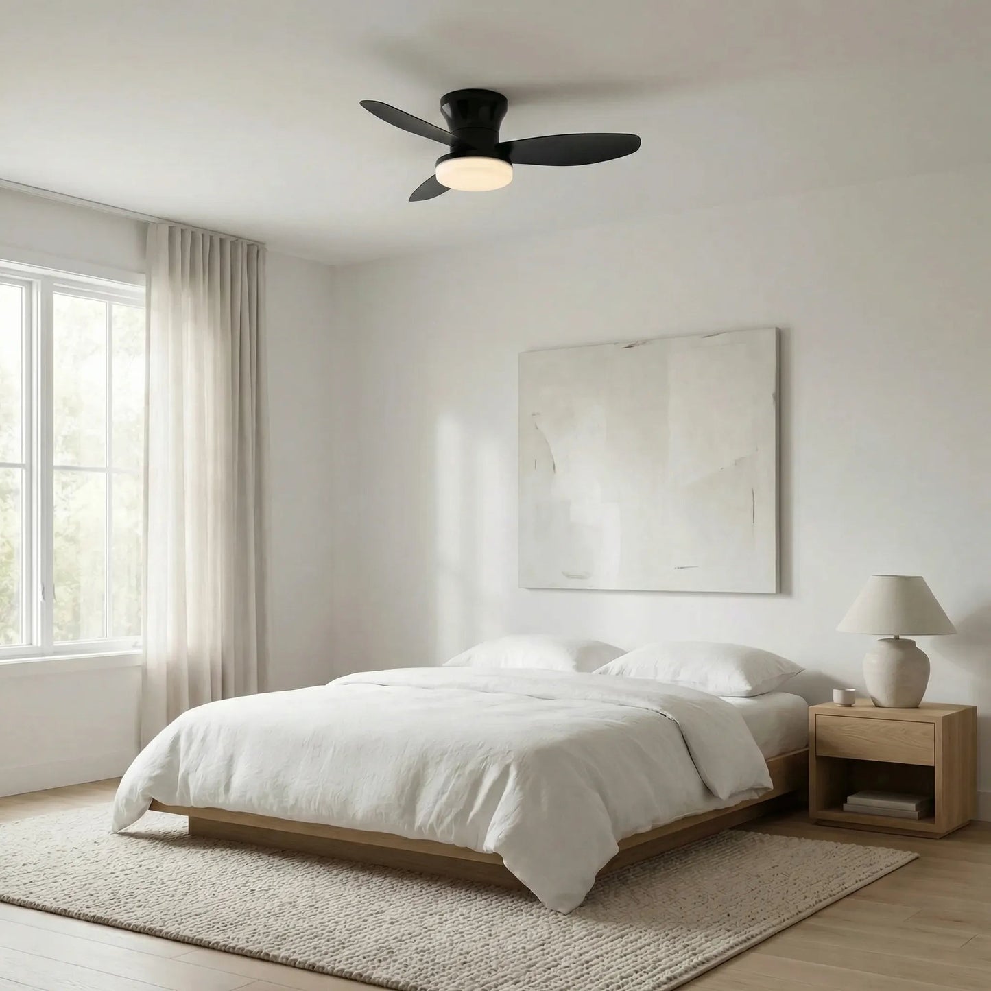 Spindrift | Unterputz-Deckenventilator mit Licht 1