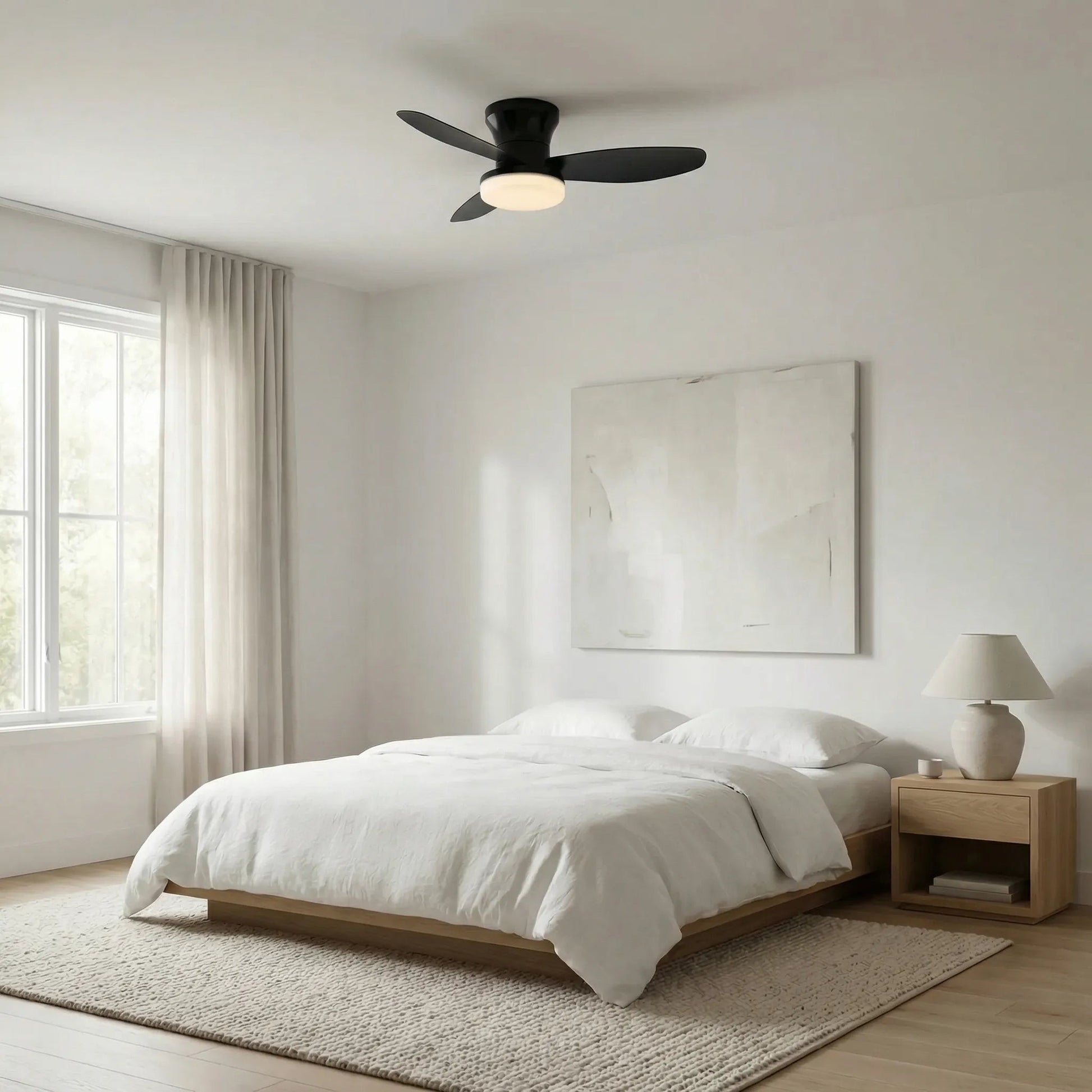 Spindrift | Unterputz-Deckenventilator mit Licht 1