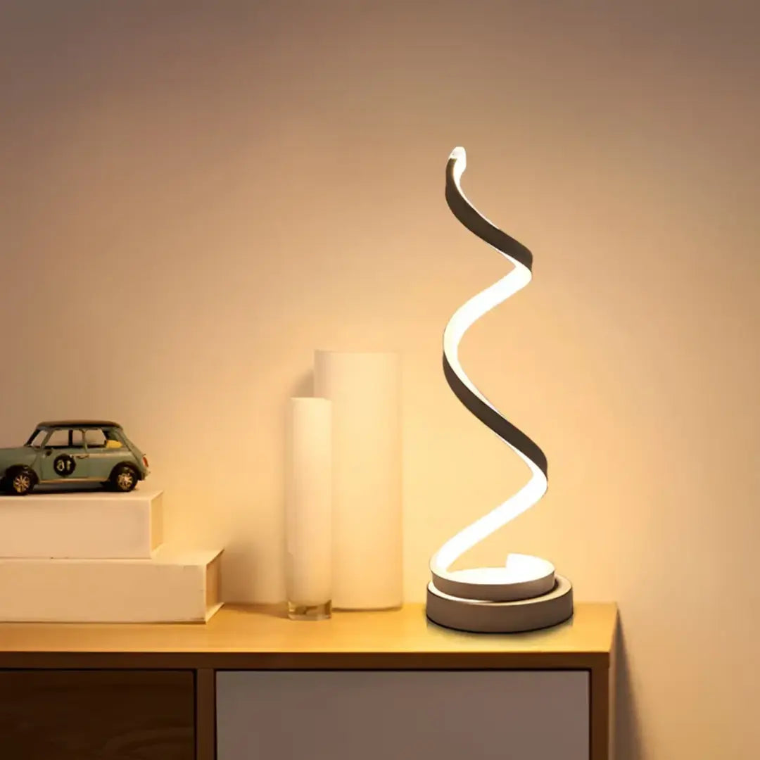 Spiralförmige LED-Tischlampe | Modernes Design 19W 1