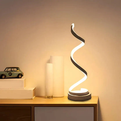 Spiralförmige LED-Tischlampe | Modernes Design 19W 1