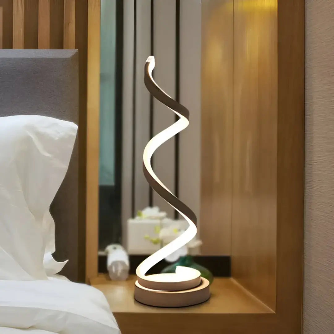 Spiralförmige LED-Tischlampe | Modernes Design 19W 4