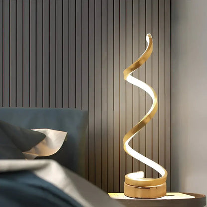 Spiralförmige LED-Tischlampe | Modernes Design 19W 5