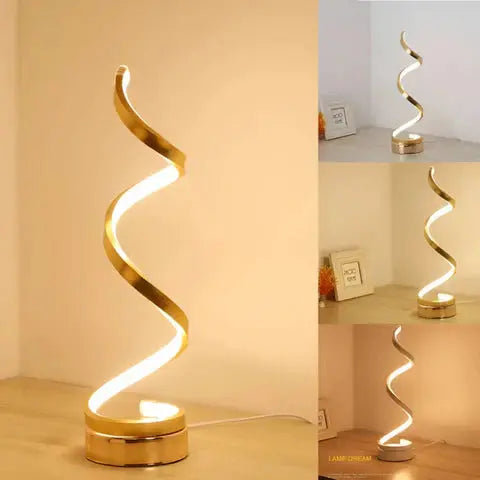 Spiralförmige LED-Tischlampe | Modernes Design 19W 7