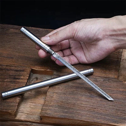 SteelSlice™ | Edelstahl Taschenmesser Set für Fleisch 0