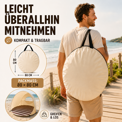 Sunverra Pop-Up Strandmuschel | Schneller Sonnenschutz für 3-4 Personen 7