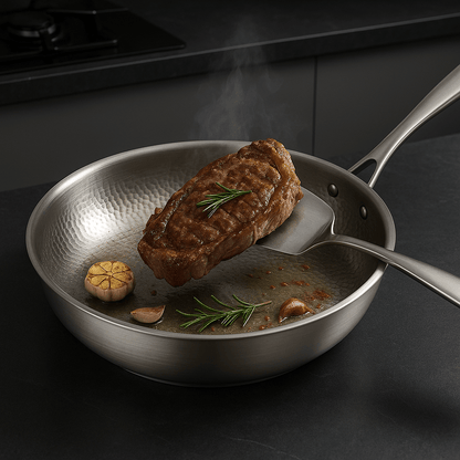 Titan-Premium-Pfanne | Hochwertige Pfanne ohne Beschichtung 3