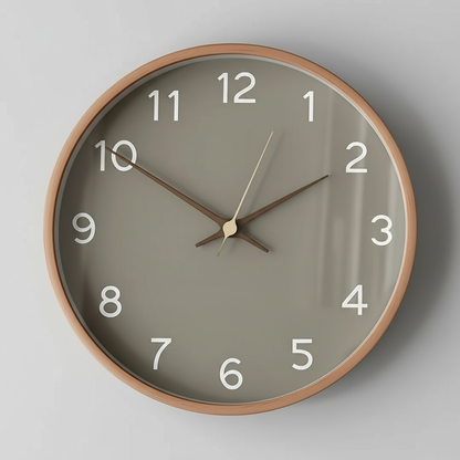 Transzendieren | Moderne Wanduhr mit lautlosem Uhrwerk 0