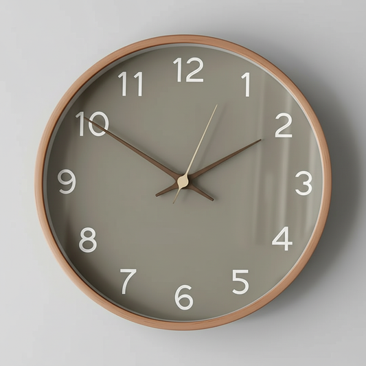 Transzendieren | Moderne Wanduhr mit lautlosem Uhrwerk 0