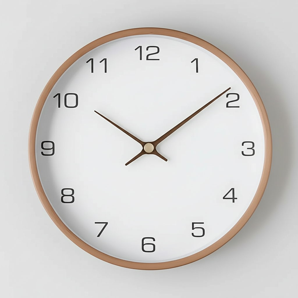 Transzendieren | Moderne Wanduhr mit lautlosem Uhrwerk 1